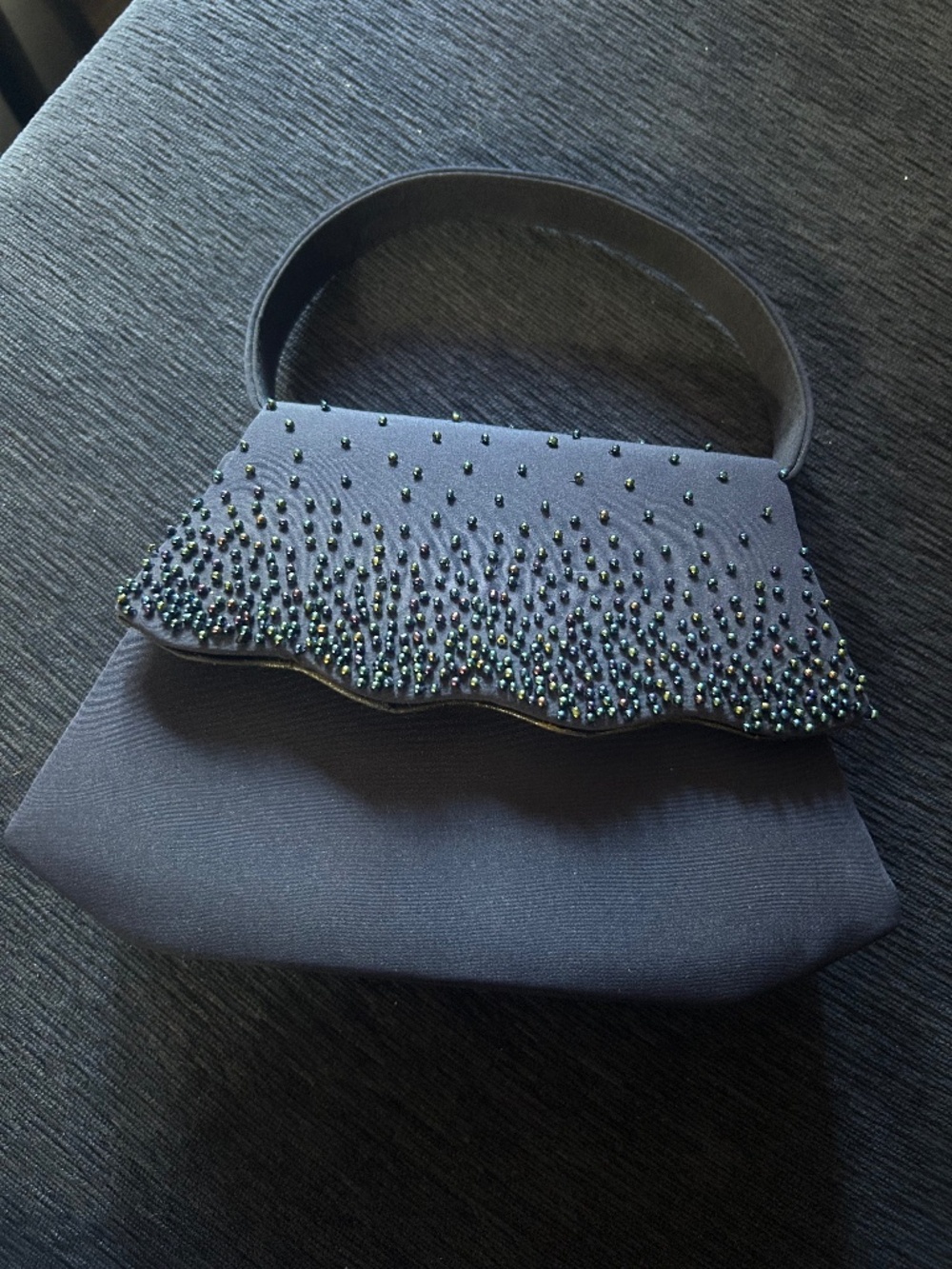 Beautiful elegant breaded clutch